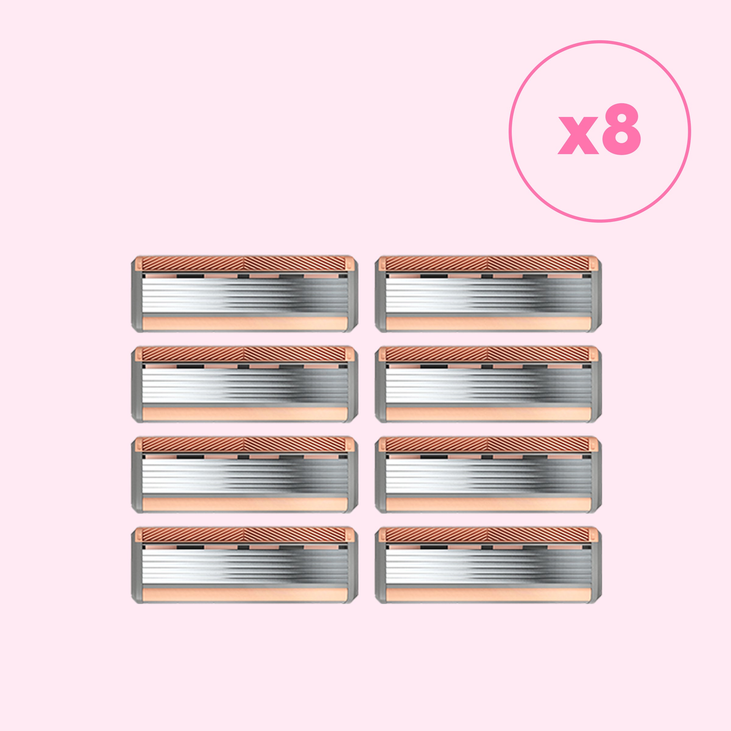 8 Premium SmoothGlide Blades