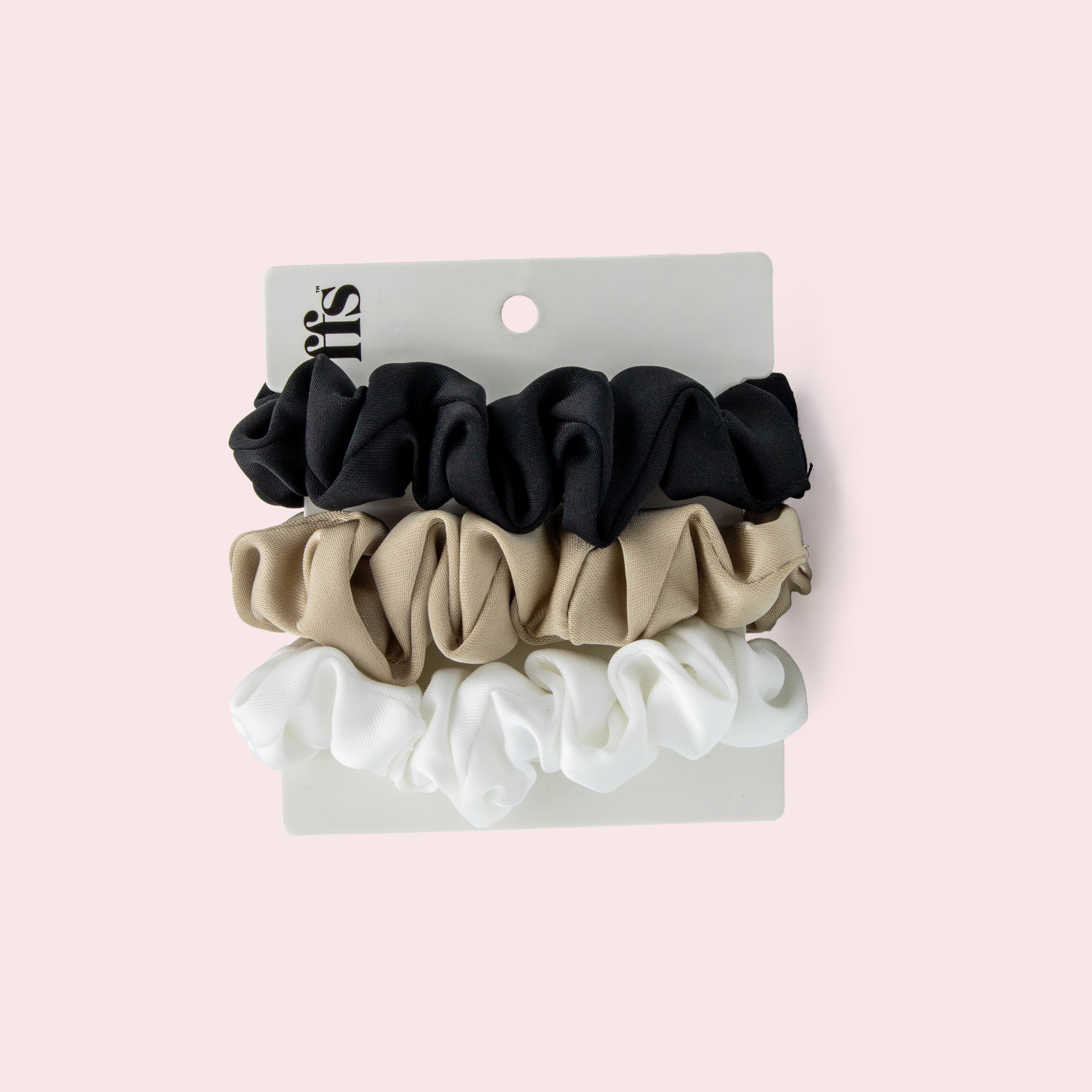 Hair Scrunchies - Mixed - 3 Pack